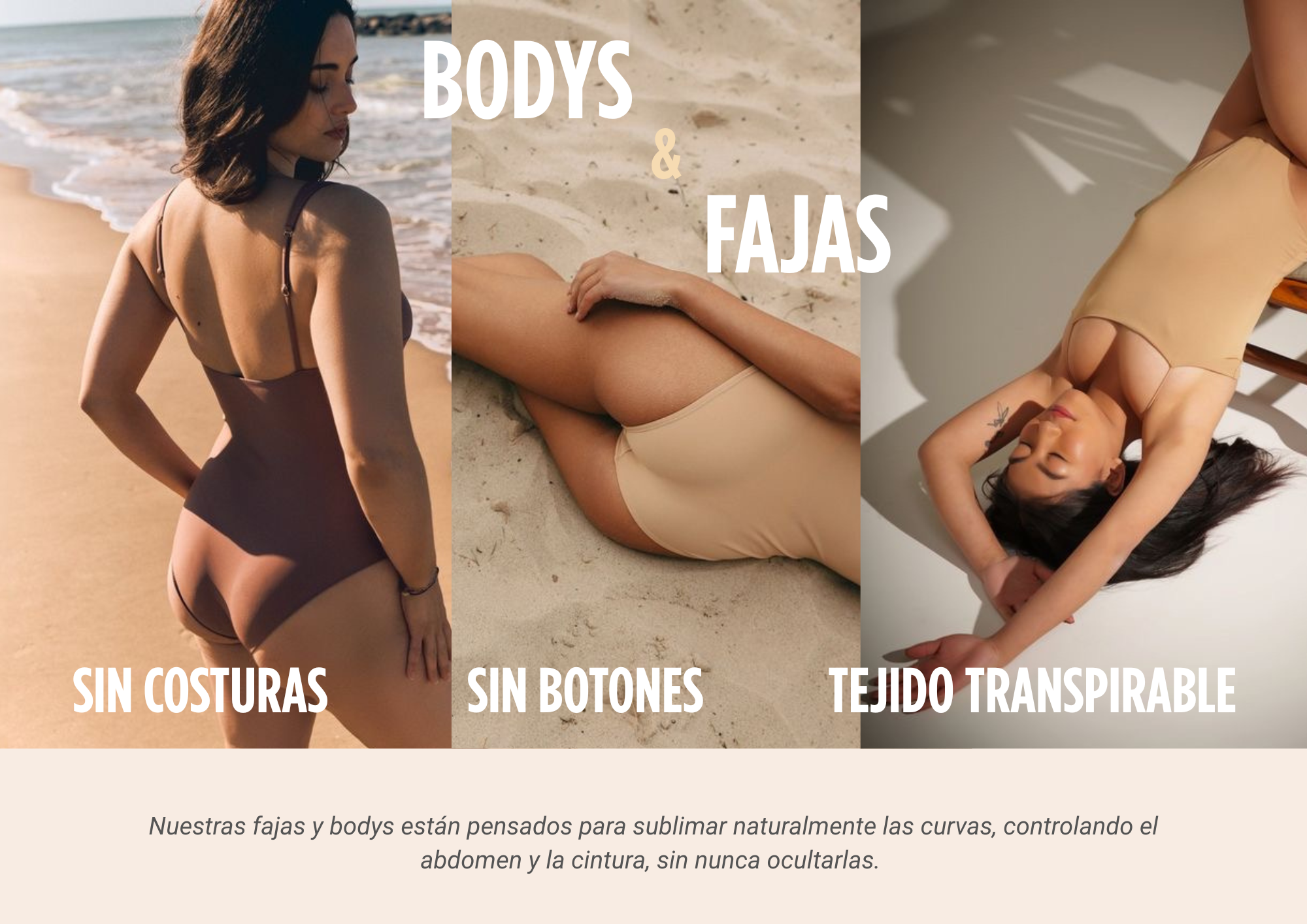Cargar video: Nos gaines et bodys sculptants sont pensés pour sublimer naturellement les courbes, sans jamais les cachées. Grâce à des coupes étudiées, des matières confortables, respirantes et un design sans couture.